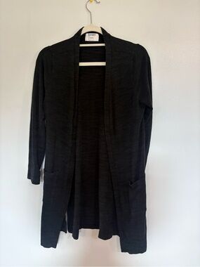 Old Navy Black Open-Front Cardigan Sweater